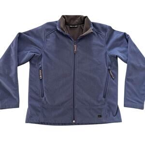 REI Fleece Girls Jacket XL 16/18 Purple Gray Full Zip